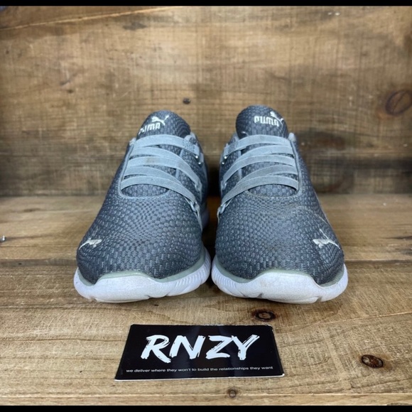 Puma Soft Foam Twill Dark Grey Walking Sneakers - Picture 2 of 8